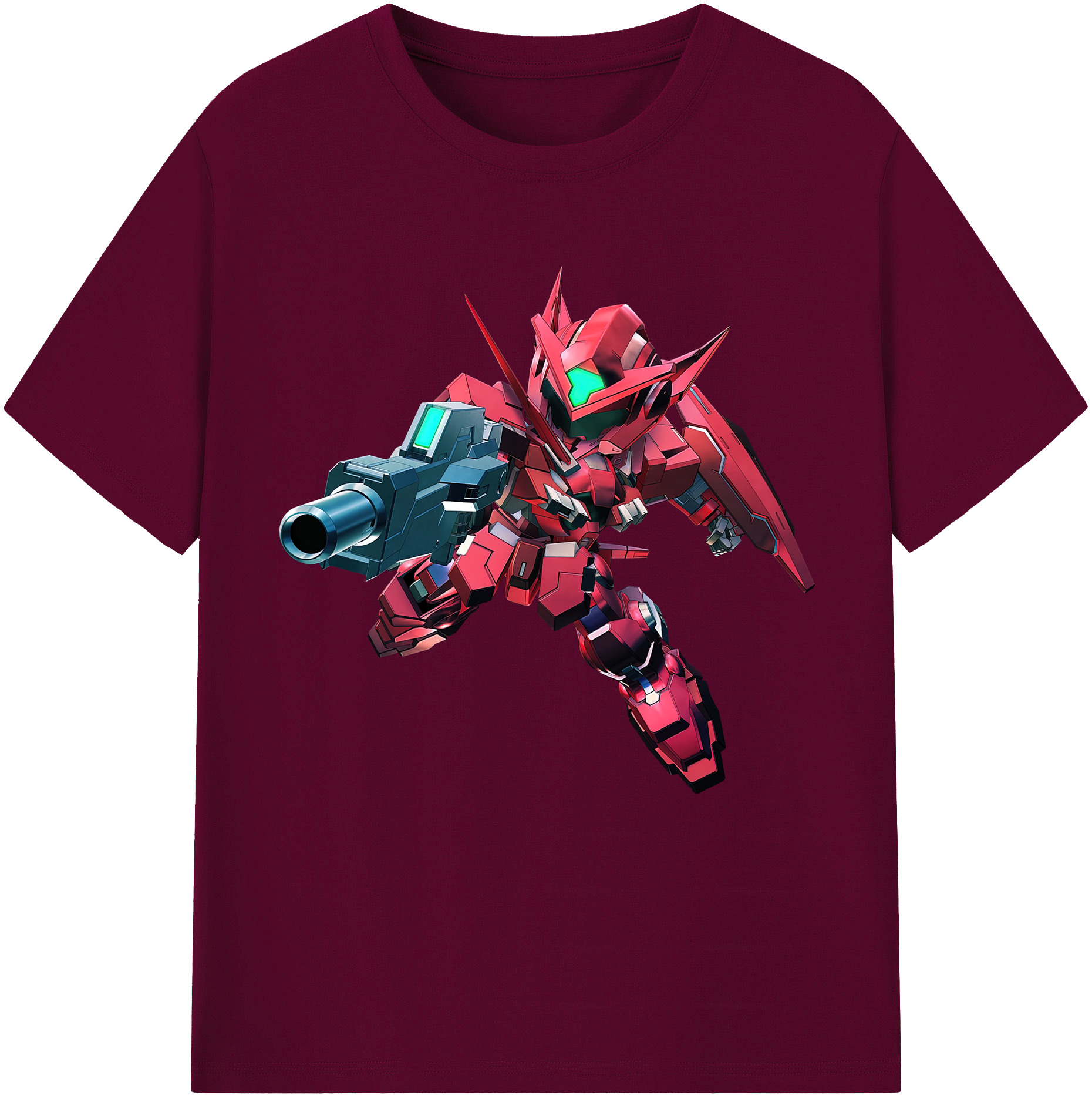 （画像用） 機動戦士ガンダム Mobile Suit Gundam レディースカジュアルプリントTシャツ（綿100％）